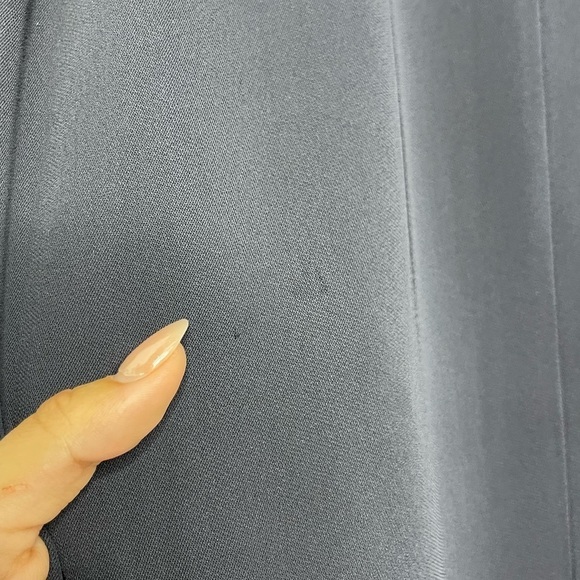 Reiss Navy Long Sleeve Keyhole Midi Dress Size 2 - Picture 10 of 10